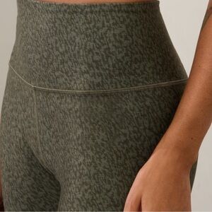 NWT green animal print Athleta Elation tight